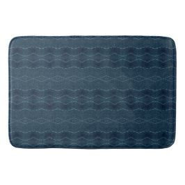 Navy Blue Designer Badematte