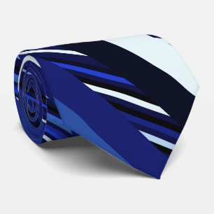 Navy blue diagonal stripes krawatte