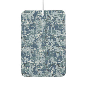 Navy Blue Digital Pixels Camouflage Deco Autolufterfrischer