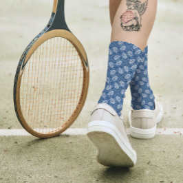 Navy Blue Eye Spooky Muster Cool & Funny Creepy Socken