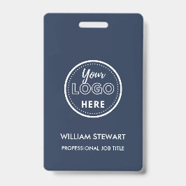 Navy Blue Firmenlogo Mitarbeiter Mitarbeiter Ausweis