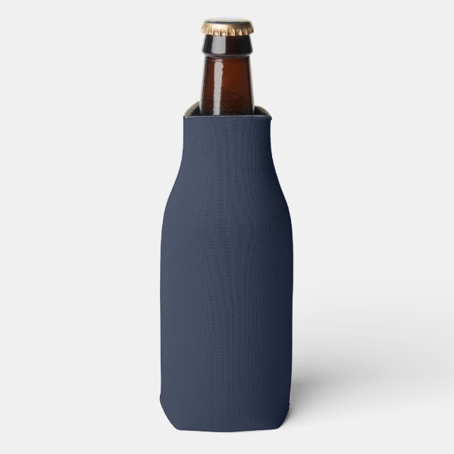 Navy Blue Flaschenkühler (Flaschenvorderseite)