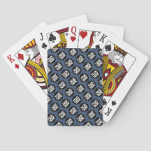 Navy-Blue-Geschäftslogo-Muster Poker