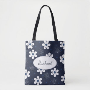 Navy Blue Hübsch Flora Personalisiert