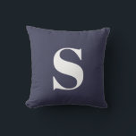 Navy Blue Initial Mit Monogramm Outdoor Pillow Kissen<br><div class="desc">Navy Blue Initial Mit Monogramm Outdoor Kissen. Dekoratives Kissen im Freien mit einem Single. Schnell und einfach personalisieren.</div>