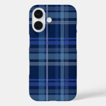 Navy Blue Kariert Tartan Niedlich Retro Ästhetik
