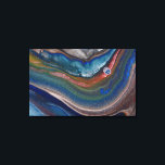 Navy Blue Kupfer Metallic Wirbel flüssige Marmorku Leinwanddruck<br><div class="desc">Dieses Design entstand aus meiner einzigartigen Acrylmalerei. Es kann personalisiert werden, indem Sie auf die Schaltfläche Anpassen klicken und einen Namen, Initialen oder Ihre Lieblingswörter hinzufügen. Kontaktieren Sie mich unter colorflowcreations@gmail.com , wenn Sie dieses Design für ein anderes Produkt haben möchten. Kaufen Sie meine originale abstrakte Acrylmalerei zum Verkauf unter...</div>