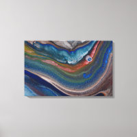 Navy Blue Kupfer Metallic Wirbel flüssige Marmorku