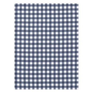 Navy Blue Large Classic Gingham Karo Kariert Tischdecke