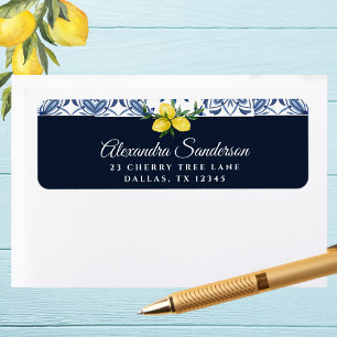 Navy Blue Lemon Rücksendeadresse