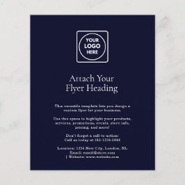Navy Blue Logo | Modernes Business Marketing Desig Flyer
