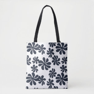 Navy Blue Loopy Blume mit benutzerdefinierter Hint