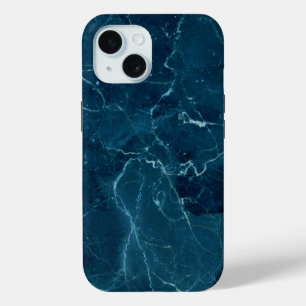 Navy Blue Marmor Texture Case-Mate iPhone Hülle