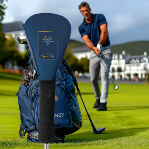 Navy Blue Midnight Palm Collection Luxus Golf Headcover