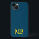 Navy Blue Minimalistisch Modern Initial Monogram Case-Mate iPhone Hülle<br><div class="desc">Navy Blue Minimalistisch Modern Initial Monogram Phone Case. Erstellen Sie Ihren eigenen personalisierten iPhone Case mit individuellem Anfangsnamen.</div>