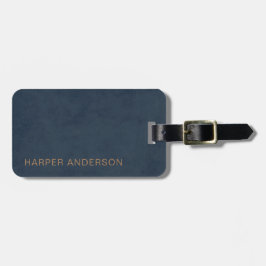 Navy Blue Modern einfach Gepäckanhänger