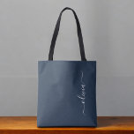 Navy Blue Modern Minimalistisch Elegante Monogram<br><div class="desc">Die Minimalistische Monogram Collection: Einfache und raffinierte Verarbeitung mit minimalistischen Designs, um Ihren Stil mühelos zu steigern. Diese Kollektion wurde mit einem scharfen Blick für moderne Ästhetik gestaltet und weist elegante Schwarz-Weiß-Designs auf, die durch personalisierte Monogramme noch verstärkt werden. Von der schicken Schreibwaren bis hin zu vielseitigem Zubehör bietet unsere...</div>