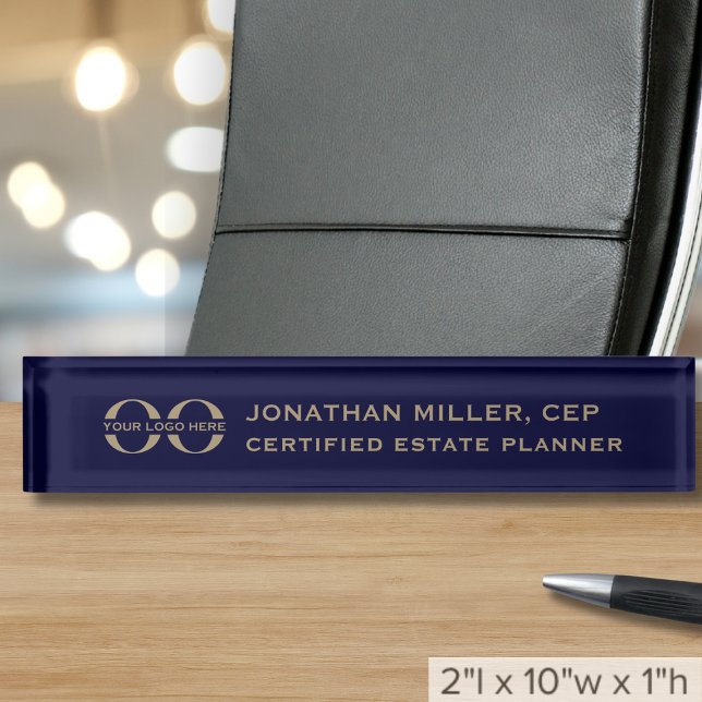 Navy Blue Namensplakette (Von Creator hochgeladen)