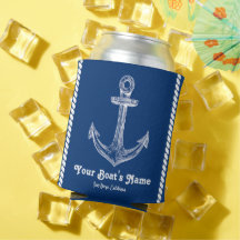 Navy Blue Nautical Willkommen bei Custom Boote