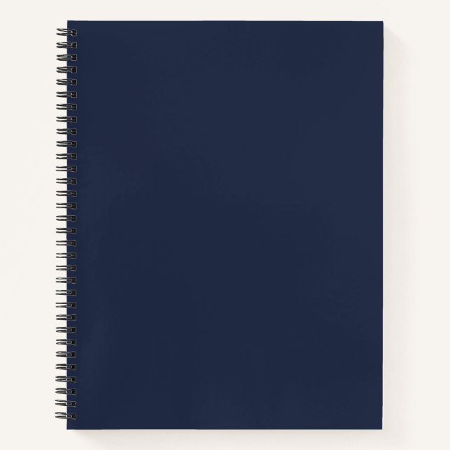 Navy Blue Notizbuch (Vorderseite)
