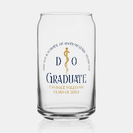 Navy Blue Osteopathic Medical School Abschluss Dosenglas
