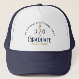 Navy Blue Osteopathic Medical School Abschluss Truckerkappe
