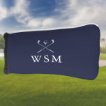 Navy Blue Personalisiert Monogram Golf Clubs Golf Headcover<br><div class="desc">Personalisieren Sie das Monogramm in klassischer Typografie,  um ein einzigartiges Golfgeschenk zu schaffen und für jeden Golfer zu behalten. Entwickelt von Thisisnotme©</div>