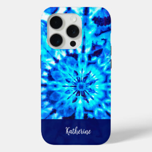 NAVY BLUE PERSONALISIERTE GEFÄRBTE KRAWATTE Case-Mate iPhone HÜLLE
