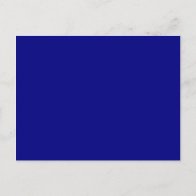 Navy Blue Postkarte (Vorderseite)