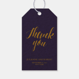 Navy Blue Rustic Chic Wedding Danke, dass ihr Tags Geschenkanhänger