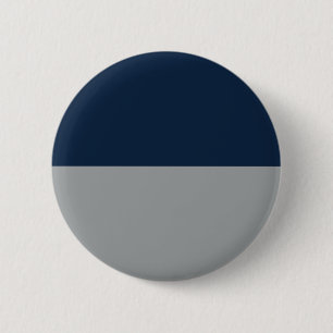 Navy Blue & Silver Gray Custom Buttons