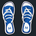 Navy Blue Sneaker Shoes Cool Funny Look Monogram Flip Flops<br><div class="desc">Diese hübsche "Coole und lustige blaue Sneaker Schuhe Old School Look with Your Monogram Unique Design" Dreh Flop ist definitiv ein niedliches Geschenk für Sie oder Freunde in dieser Sommersaison. Weitere Designs mögen Sie auch:</div>