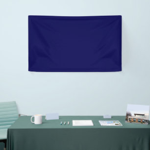 Navy Blue Solid Color Anpassen Banner
