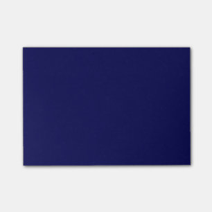 Navy Blue Solid Color Anpassen Post-it Klebezettel