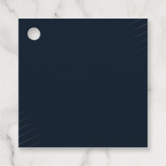 Navy Blue Solid Color Geschenkanhänger