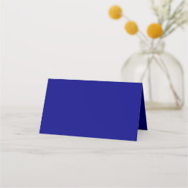 Navy Blue Solid Color Platzkarte