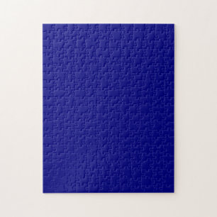 Navy Blue Solid Color Puzzle