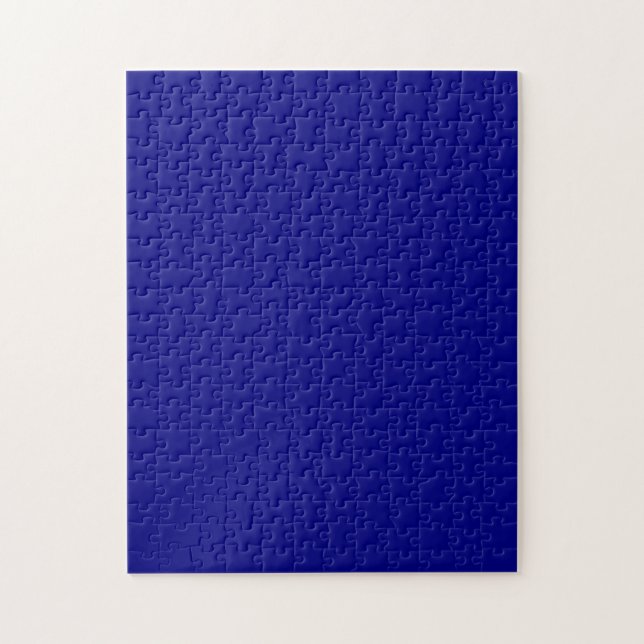 Navy Blue Solid Color Puzzle (Vertikal)