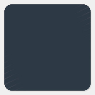 Navy Blue Solid Color Quadratischer Aufkleber