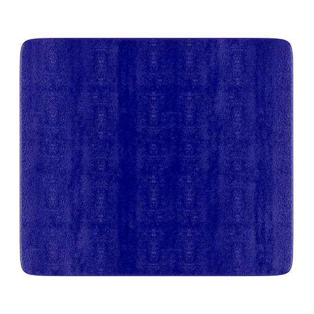 Navy Blue Solid Color Schneidebrett (Vorderseite)