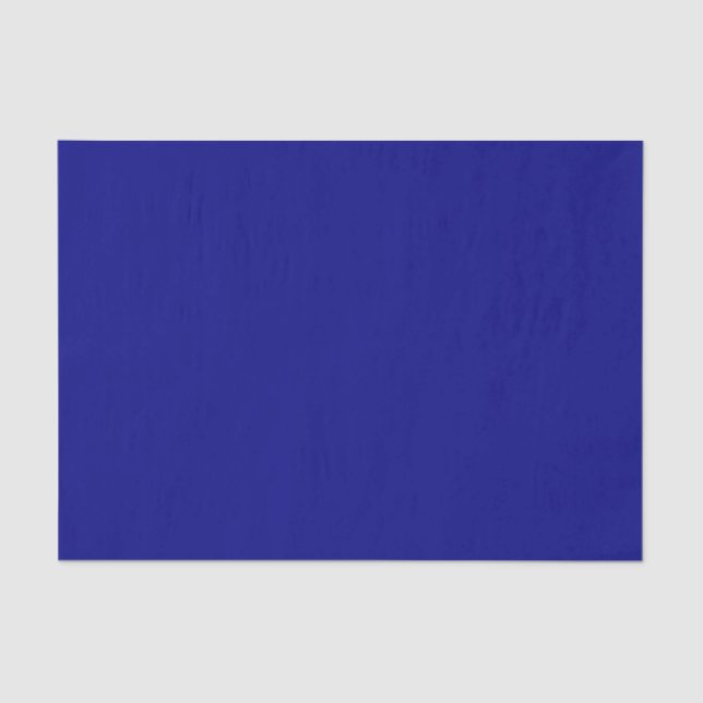 Navy Blue Solid Color Seidenpapier (Vorderseite)