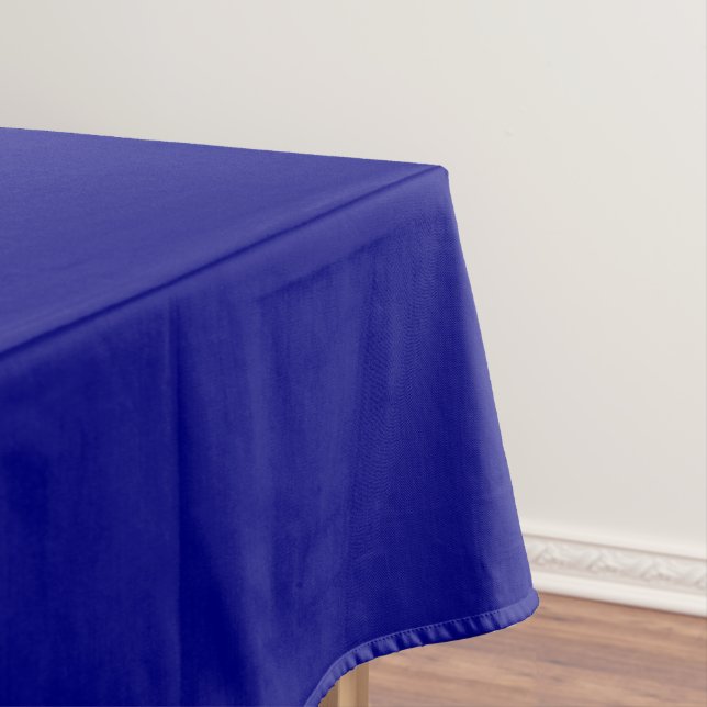Navy Blue Solid Color Tischdecke (Beispiel)