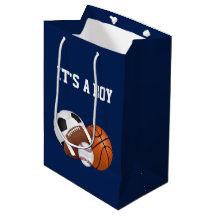 Navy Blue Sports Baby Dusche Es ist ein Junge