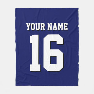 Navy Blue Sports Jersey Team Jersey Fleecedecke
