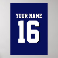 Navy Blue Sports Jersey Team Jersey