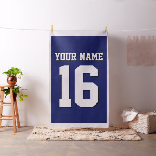 Navy Blue Sports Jersey Team Jersey Stoff