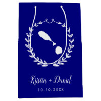 Navy Blue St. Kitts und Nevis Map Wedding Willkomm
