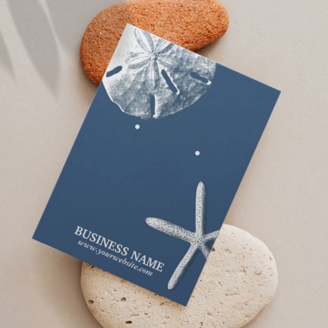 Navy Blue Starfish & Sand Dollar Earring Holder (Von Creator hochgeladen)