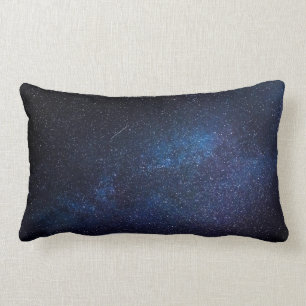 Navy Blue Starry Night Sky Galaxy Lendenkissen