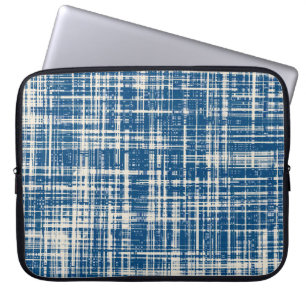 Navy Blue Stylipe Muster Laptopschutzhülle